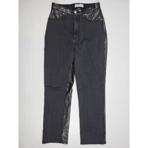 Abercrombie‎ Mixed Curve Love Ultra High Rise Ankle Straight Jean Womens 28/6